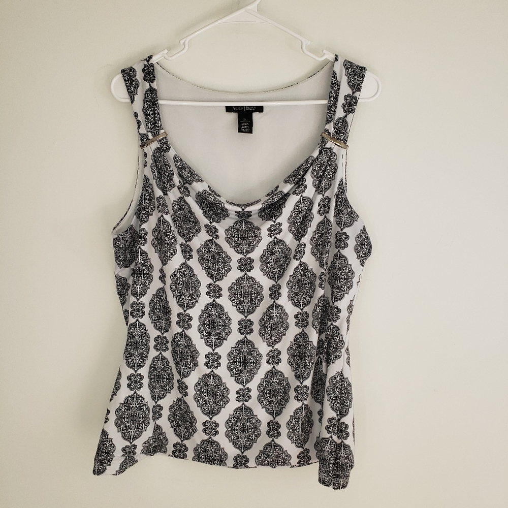 White House Black Market sleeveless blouse Size XL